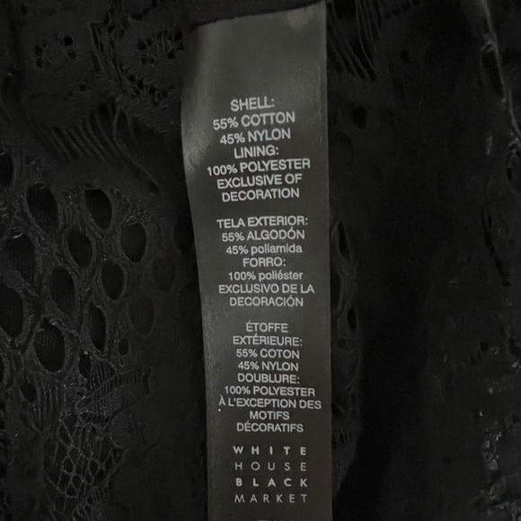 NEW WHBM Lace Cold Shoulder Blouse - Picture 4 of 4